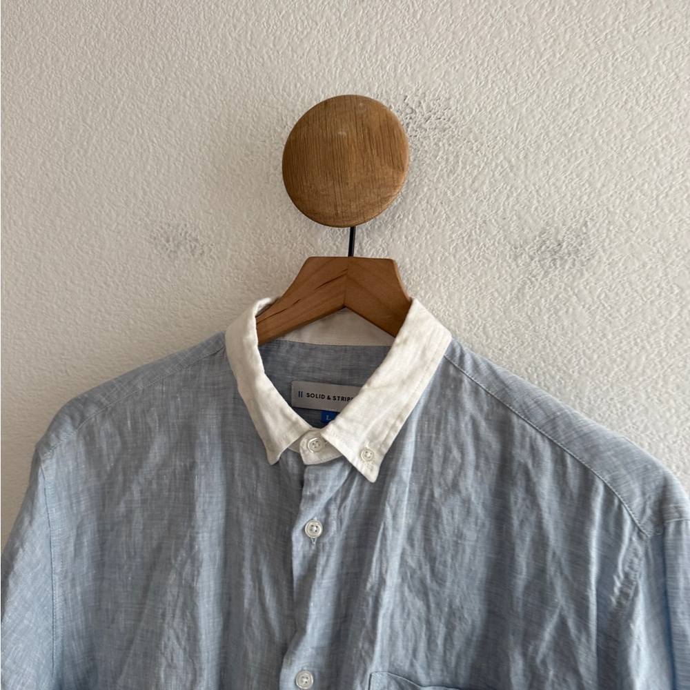 Solid & Striped Button Down Shirt - image 2